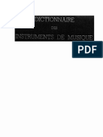 Wright, R. - Dictionnaire Des Instruments de Musique