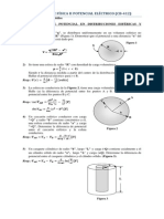 Guía potencial eléctrico esferas cilindros