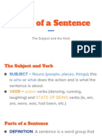 Parts of A Sentence