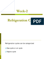 Week-2 Refrigeration Cycle