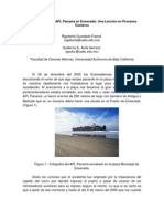 Encallamiento Del APL Panamá en Ensenada Una Lección en Procesos Costeros