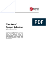 The Art of Project Selection
