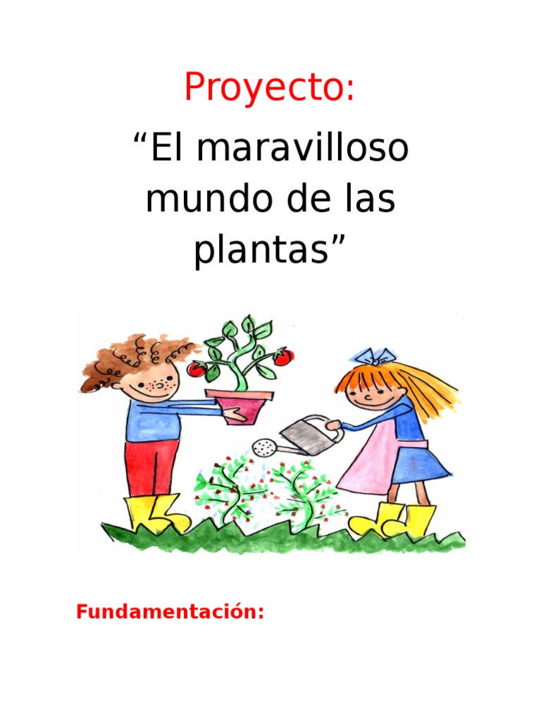 Proyecto Las Plantas | PDF | Plantas | Science