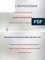 Geam-termoizolant, Sticla Termoizolanta, Giba Glass