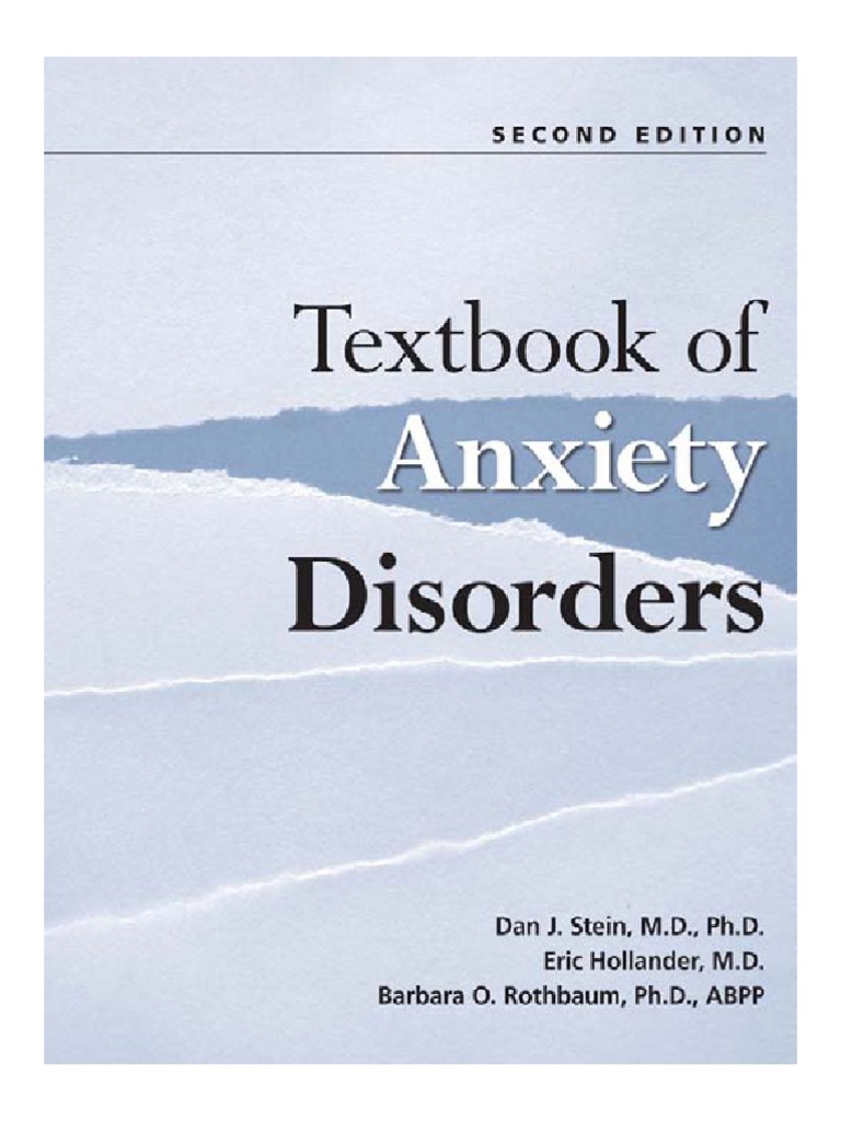 Textbook Anxiety Disorders Second Edition (1) Psychiatry Mental
