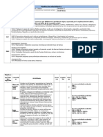 Planificacion Vaciada Con Programa