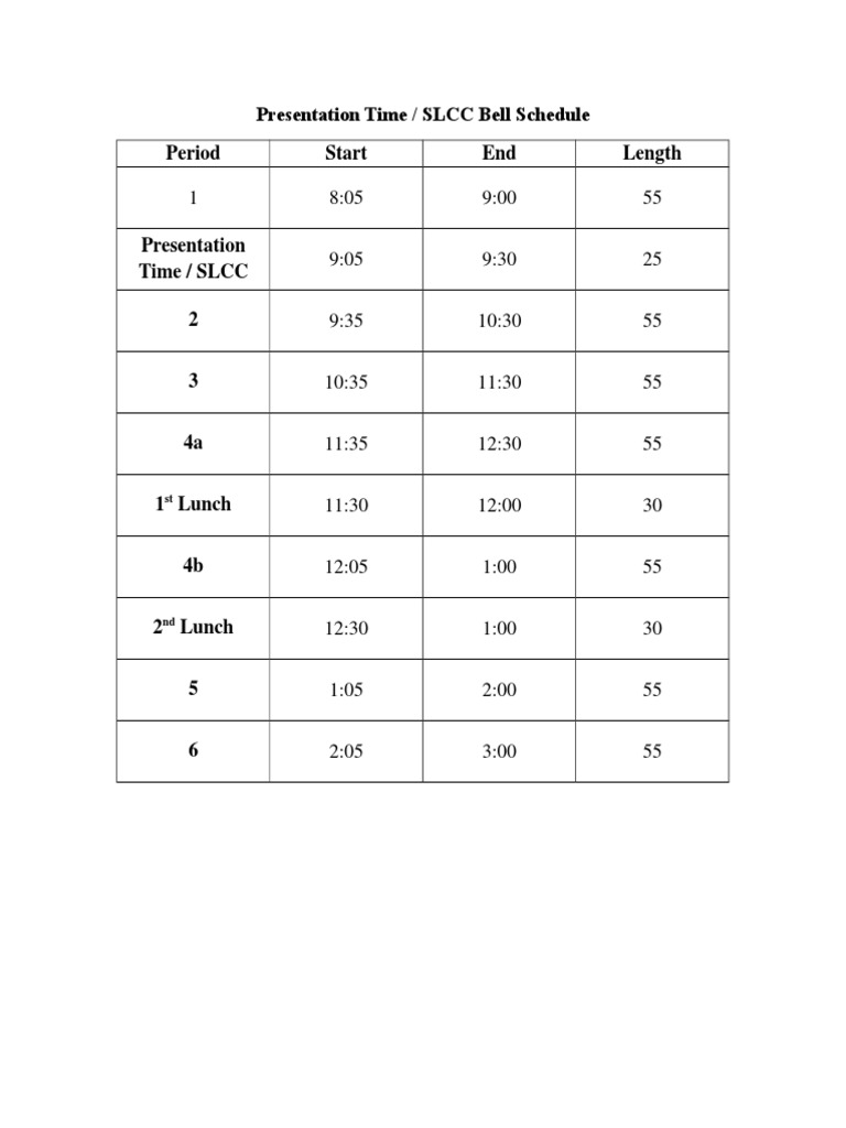 07 25 SLCC Schedule PDF
