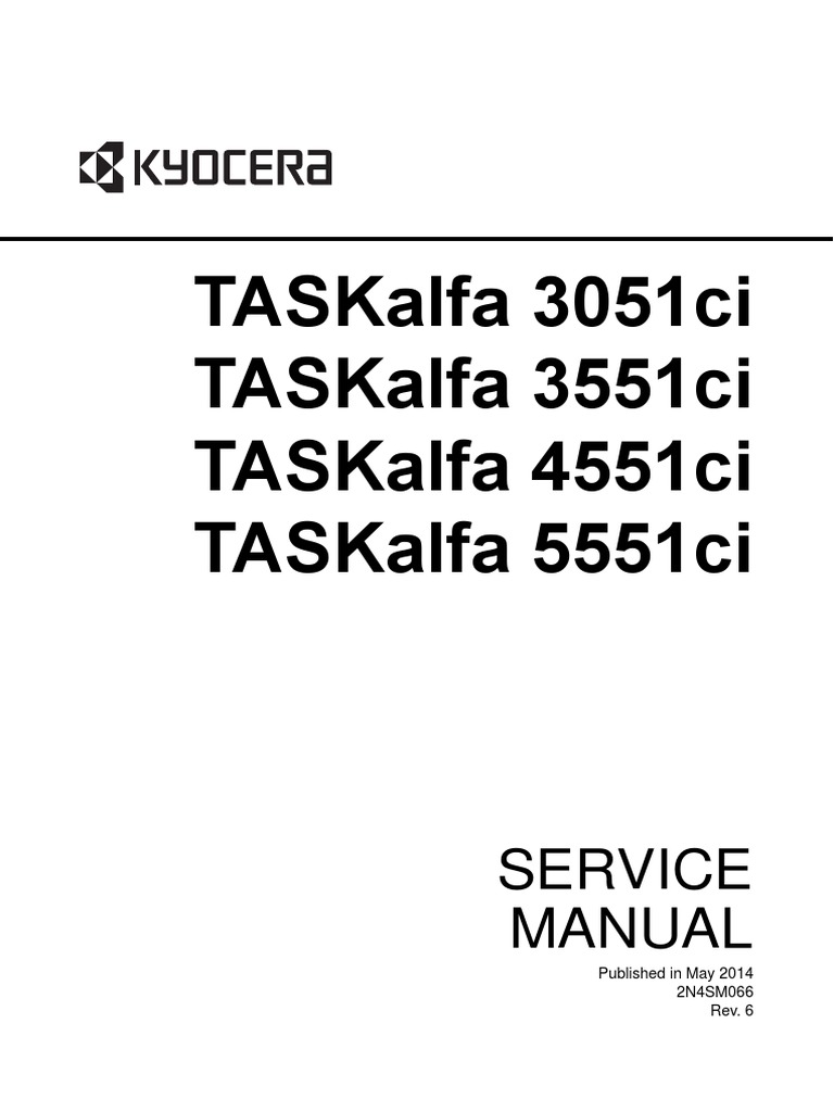 Kyocera TA-3051ci 3551ci 4551ci 5551ci Service Manual Rev.6