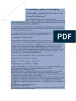 Características da consciência crítica e alienação no trabalho