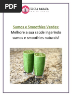 Sumos e Smoothies Verdes