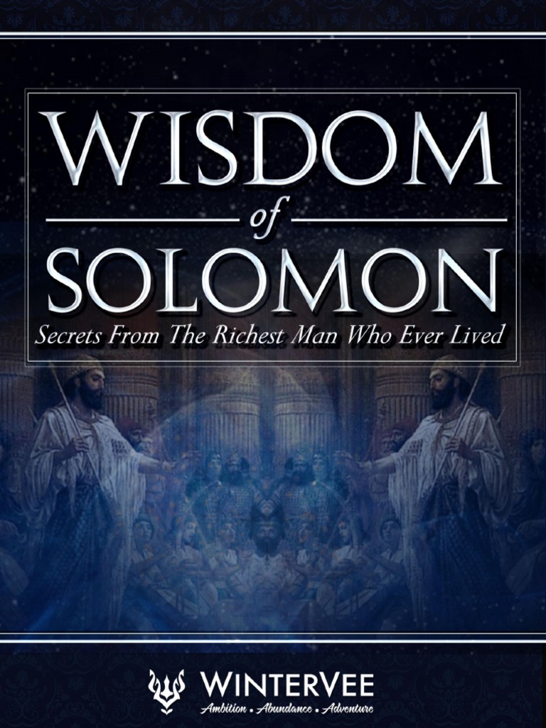 Wisdom of Solomon Wisdom Ecclesiastes