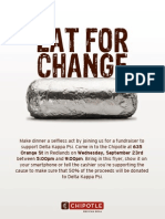 Chipotle flier