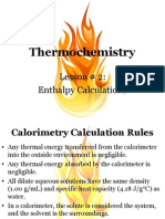 12 U Thermo Lesson 2 Enthalpy Calculations