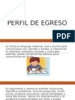 Perfil de Egreso