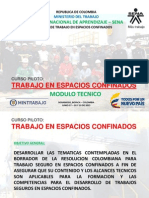 Informe Curso Espacios Confinados