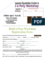 Workshop Registration