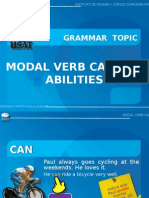 Modal Verb Can For Abilities