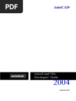 Autocad 2004 ActiveX and VBA Developer - S Guide