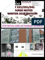 STAT 231 Course Notes Winter