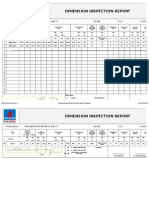 Dimension Inspection Report for Steel Pipes