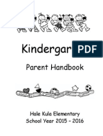 Kindergarten Handbook