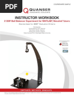 2 DOF Ball Balancer Courseware Sample MATLAB Users 