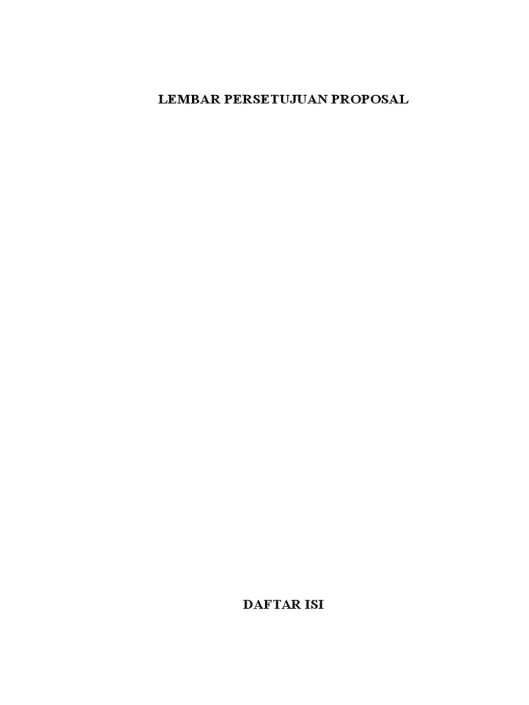 Contoh Kerangka Proposal Skripsi