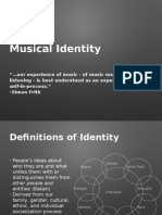 Musical Identity