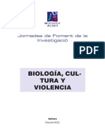 Biología, Cultura y Violencia Artículo