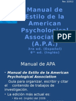 PPT Manual de Estilo APA 6ta Edicion 2010