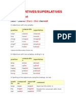 INGLES Comparatives A Superlatives