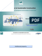 Introduction To Sustainable Construction: Module 2. Research, Development and Innovation in Construction