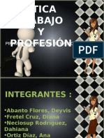 Etica Trabajo y Profesion