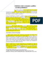 La Tradicional Separaci n de Econom a y Pol Tica