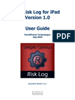 SG Risk Log User Guide PDF