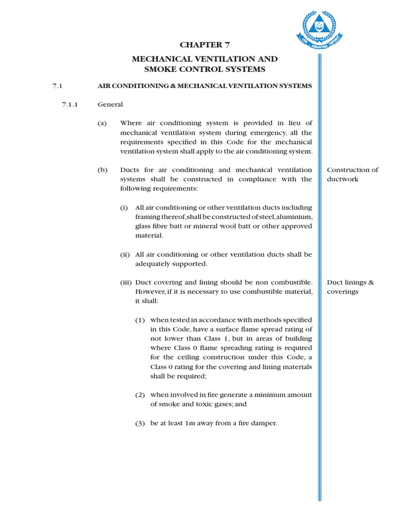 Smoke Control and Ventilation Systems | PDF | Duct (Flow) | Ventilation ...