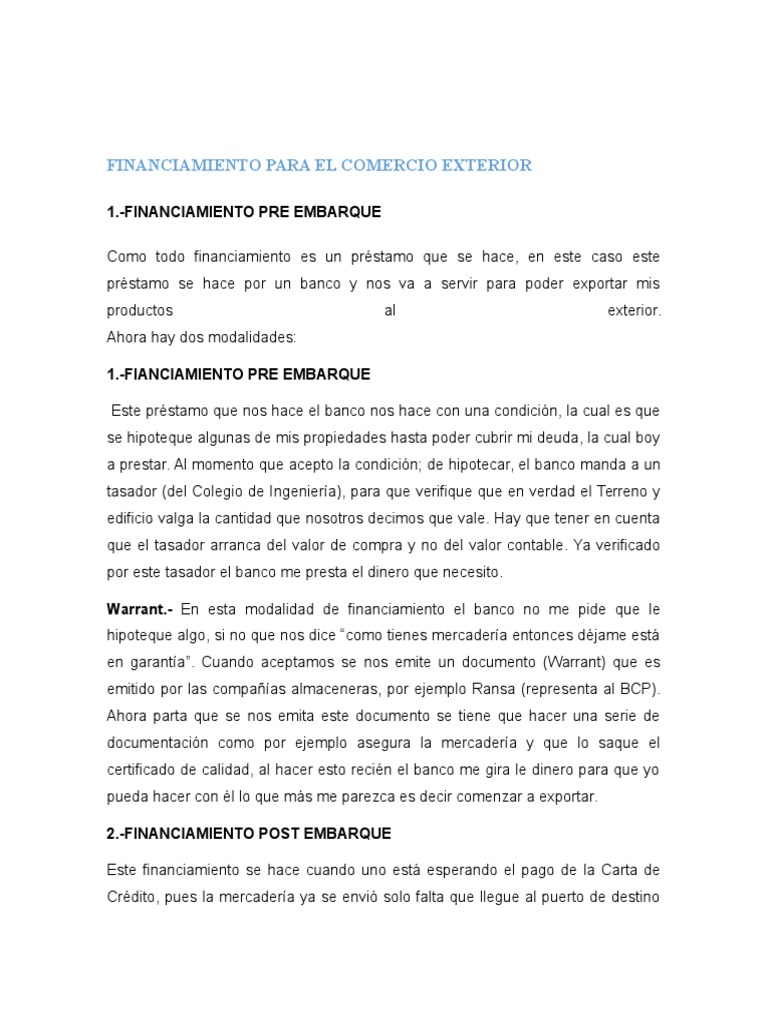 Lineas de Financiamiento-jhordi Diaz  Carta de crédito 
