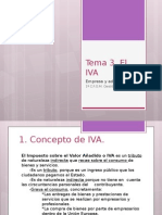 Tema 3. El IVA: Empresa y Administración