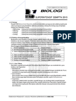 Pembahasan Ps 1 BIOLOGI Superintensif SBMPTN 2015