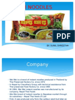 Wai Wai Noodles SWOT & TWOS Analysis and Marketing Mix of WAI WAI NOODLES