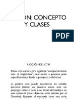 Accion Concepto y Clases