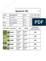 Professional Series Airgoal Price List - 2015: AN-F1208 AN-F0604 AN-F0805 AN-F9865 AN-F5020 1,260 1,460