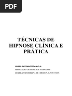 Técnicas de Hipnose Clínica e Prática