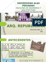 ARQUITECTURA REPUBLICANA