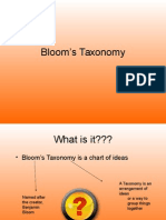 Bloom's Taxonomy