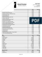 Rage Pricelist Retail