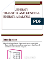 II. Energy Conversion and General Energy Analysis