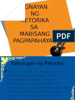 Ugnayan NG Retorika