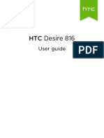 HTC Desire 816 User Guide WWE