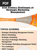 21st Century Challenges of Strategic Marketing Management